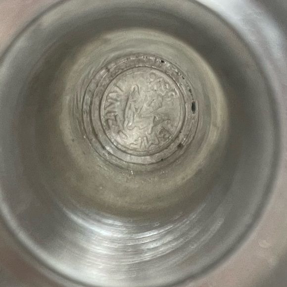 Ancient pewter wine goblet! - Picture 2 of 6